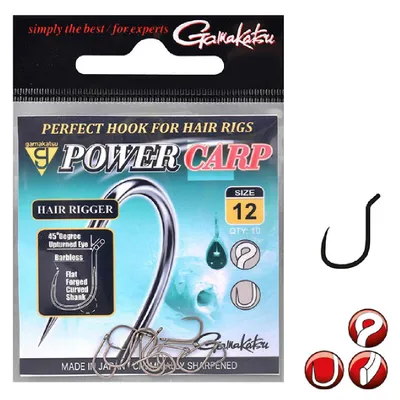 Produktbild von Gamakatsu Lose Haken Hair Rigger Barbless Hakengröße 12