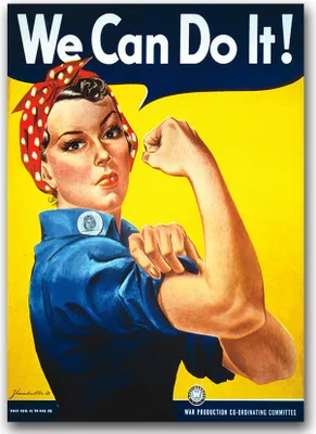 Produktbild von Poster - Canvas - Leinwand - 59,4 cm x 84,1 cm - Fotoposter - Leinwandkunst – Arbeitende Frau