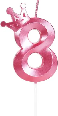 Immagine prodotto di Candele a forma di stella, 8 cm - candele rosa con