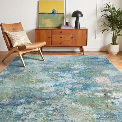 Zdjęcie produktu dla Omgoods - Dywan do prania, 160 x 230 cm - Antypoślizgowy, idealny do salonu i kuchni
