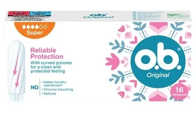 Produktbild von O.B. Original, Tampony Super, 16 sztuk