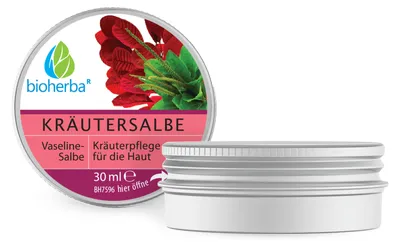 Produktbild von Bioherba Kräutersalbe Vaseline-Salbe mit Sumach und Wegerich 30 ml