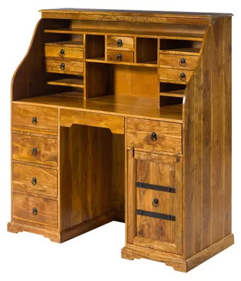 Produktbild von MASSIVMOEBEL24.DE Sekretär Akazie 128x58x138 honig  lackiert OXFORD #0516