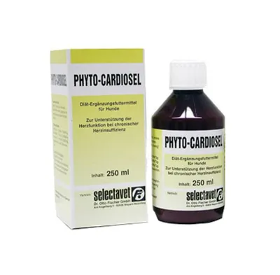 Produktbild von selectavet Phyto-Cardiosel 250 ml | Hund & Katze | Herz | L-Carnitin