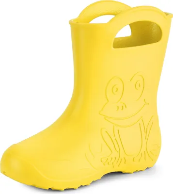 Produktbild von Ladeheid Damen federleichte Eva Gummistiefel Regenschuhe LA-CA-09 (Gelb, 38/39 EU)
