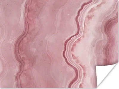 Produktbild von MuchoWow® Poster Rose - Achat Geode - Steine - Kristall 120x90 cm - Wandbild