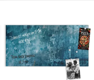 Produktbild von Magnettafel 100x50cm Pinnwand Whiteboard beschreibbar - Abstrakte Textur