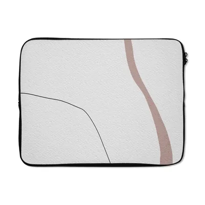 Produktbild von MuchoWow® Laptop Hülle 15 Zoll Linie - Pastell - Gestaltung Laptoptasche - Laptoptasche - Sleeve - Rundum-Schutz