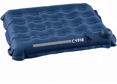 Immagine prodotto di Cuscino gonfiabile per seduta, dimensioni 7 x 34 x 42 cm, ultraleggero e pieghevole, ideale per campeggio e attività all'aperto