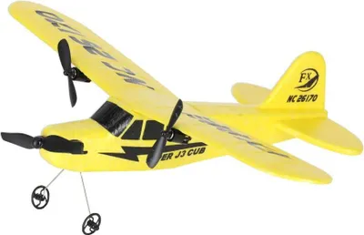 Obrázek produktu pro KIK KX4307 RC letadlo FX803 Piper 150 mAh, 2.4 GHz, žluté