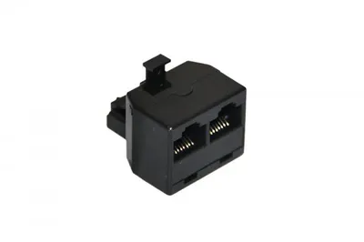 Produktbild von ISDN-T-Adapter RJ45-Stecker (8P8C) > 2x RJ45-Buchse (8P8C)