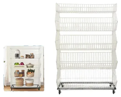 Zdjęcie produktu dla Regał magazynowy, stal nierdzewna, 5 półek, wysokość 150 cm, szerokość 60 cm, nośność do 200 kg