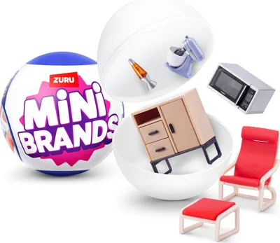Produktbild von Mini Brands Home von ZURU, Überraschungskapsel, Miniaturspielzeuge für das Puppe