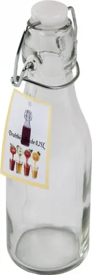 Produktbild von Drahtbügelflasche 500 ml Glas Flasche Bügelflaschen Bügelverschluß Saft Likör