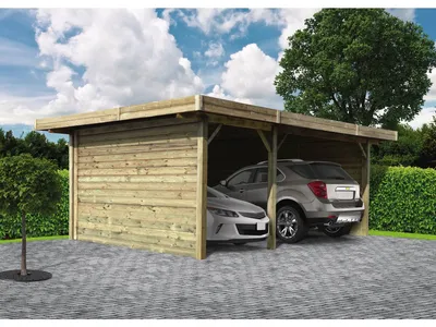 Image de Solid carport combination 5064X7064