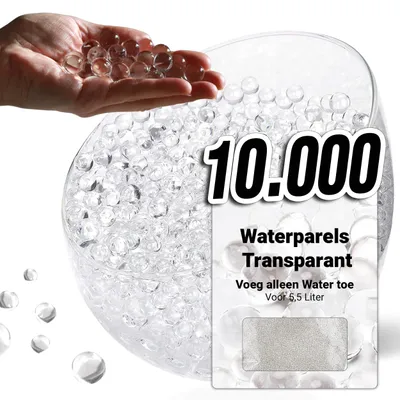 Wasserperlen transparent 12 mm, 10.000 Stück, 5,5 Liter