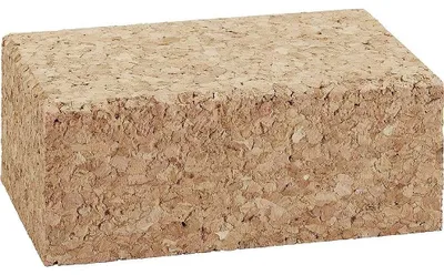 Obrázek produktu pro Brusný blok na ruční broušení korek - 60 x 100 mm - Přírodní produkt