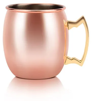 Produktbild von Moscow Mule Becher, Edelstahl, kupferfarben, 0,4 Liter