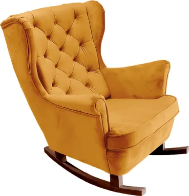 Image de DomoHome Fauteuil de relaxation Fauteuil avec accoudoirs Fauteuil TV Lounge Fauteuil rembourré Fauteuil Couch Fauteuil de salon Fauteuil à oreilles | 102x81x95cm | Or_29820