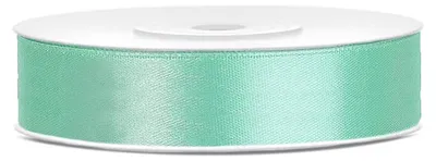 Obrázek produktu pro Wstążka satynowa 12 mm x 25 m Miętowa