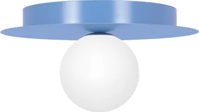 Image de Plafonnier avec abat-jour bleu Ø25cm ROBIN 1xG9 10W K-5448 Kaja