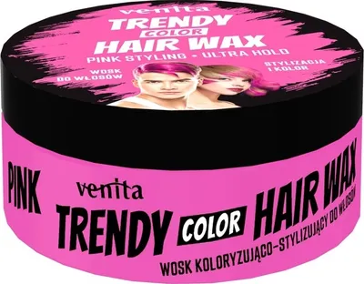Obrázok produktu pre Venita Oživujúci vosk na úpravu vlasov Pink, 75g