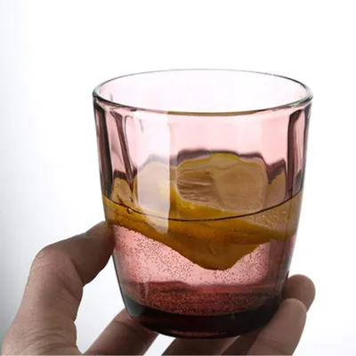 Imagen del producto de Set de 6 vasos de cristal de colores