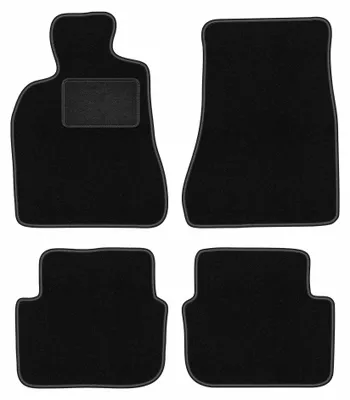 Productafbeelding van Velours automatten voor Lexus GS II 1997-2005 (sedan) – 4-delig, zwart, op maat – Wielganizator LUX
