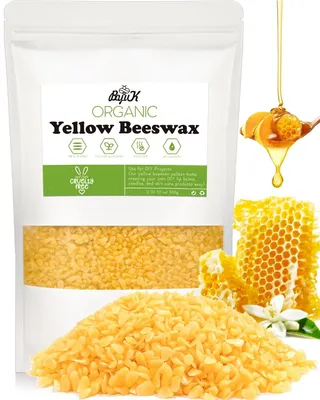 Productafbeelding van Gele Bijenwas Pellets 906g voor Kaarsen Maken