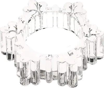 Produktbild von Teelichthalter Schneeflocke, Glas