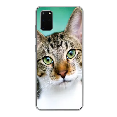Produktbild von MuchoWow® Handyhülle Schutzhülle Hülle für Samsung Galaxy S20 Plus Katze - Porträt - Augen Silikon Softcase Handy Hülle - Hartschale