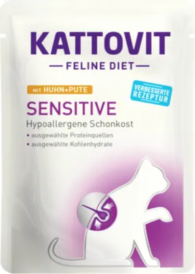 Produktbild von Kattovit PB Feline Diet Sensitive Huhn & Pute 85g