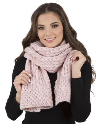 Immagine prodotto di Sciarpa invernale da donna Vivisence, caldo e accogliente copricollo per l'inverno e l'autunno, calda sciarpa spessa, classica sciarpa invernale da donna,  EU, rosa, taglia unica