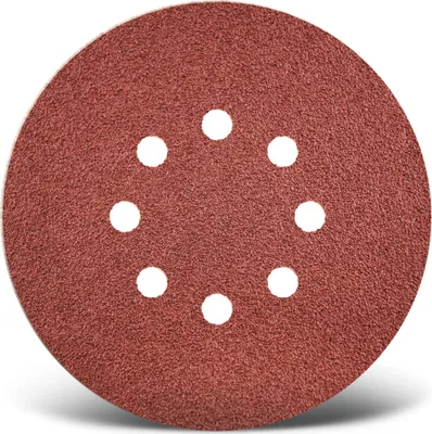 Produktbild von MENZER Red Klett-Schleifscheiben, 150 mm, 8-Loch, f. Exzenterschleifer, Normalkorund (50 Stk.) K40