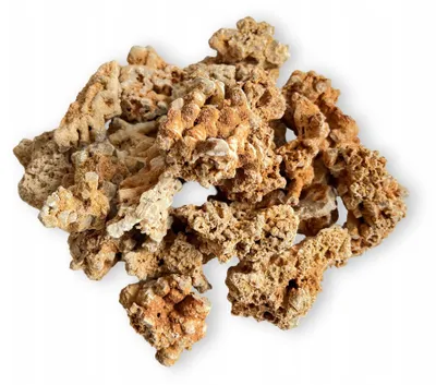 Zdjęcie produktu dla Kamienie dekoracyjne do akwarium, kamień naturalny, pH neutralne, czerwone, 1 kg, 3–10 cm