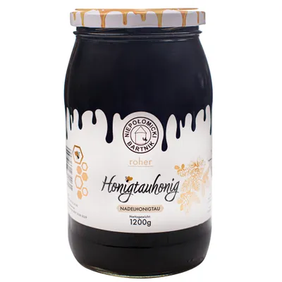 Produktbild von Honigtauhonig 1200g Roh und Frisch, Tannenhonig Honig von Nadelbäumen, aus der Imkerei