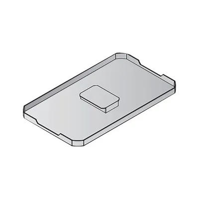 Image de Envi Free Couvercle 20853 Gris pour poubelle 382 x 230 mm