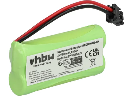 Produktbild von vhbw Akku kompatibel mit VTech 8913260000, 8913300100, 89-1330-01-00, 89-1330-00-00, 89-1326-00-00 schnurlos Festnetz Telefon (800 mAh, 2,4 V, NiMH)