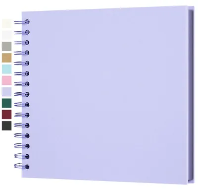 Imagen del producto de Álbum de fotos de papel kraft, 20,5 x 20,5 cm, con 40 páginas, ideal para guardar recuerdos