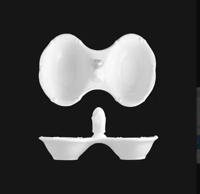 Obrázek produktu pro Slánka dvoudílná, bílý porcelán, Verona, G. Benedikt