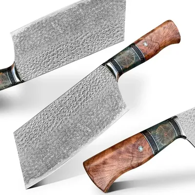 Produktbild von Damaškový kuchynský sekáčik MASTERPIECE Kohaku-Hnedá KP29017