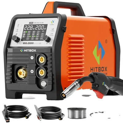 Obrázek produktu pro Svařovací stroj, 7 provozních režimů, inteligentní řídicí systém, MIG200III