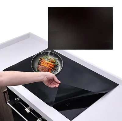 Produktbild von Silikon-Induktionsschutzmatte 78 x 52 cm, große Silikonmatte für Induktionskochfelder, hitzebeständige und isolierende Matte, magnetische Induktionsschutzmatte