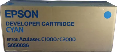 Produktbild von Epson AL-C1000/2000 Tonerkassette (inkl. Entwickler), Cyan 6k, 6000 Seiten, 1 Stück(e)