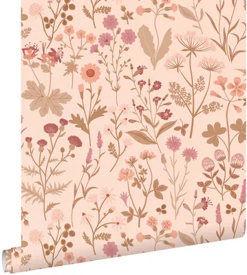 Productafbeelding van ESTAhome behang veldbloemen roze 50 x 900 cm