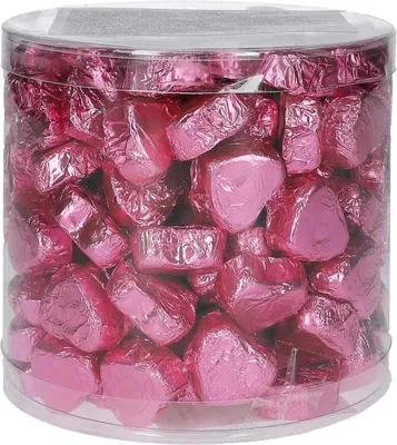 Produktbild von Günthart Kleine Pralinenherzen mit Nougatcreme-Füllung Rosa 150er