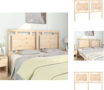 Produktbild von vidaXL Kopfteil 155,5x4x100 cm Massivholz Kiefer -  Kopf- & Fußenden