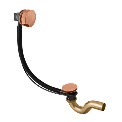 Image de Slezák-RAV : Siphon de baignoire - ROSE DORÉ - brossé mat MD0588ZRK