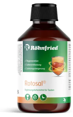 Zdjęcie produktu dla Rotosal, płynny pokarm dla gołębi (250 ml)