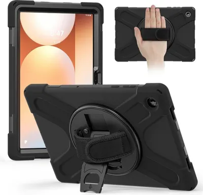 Produktbild von Samsung Galaxy Tab A11 Plus Hülle - Coverup Heavy Duty Case mit Ständer - Schwarz
